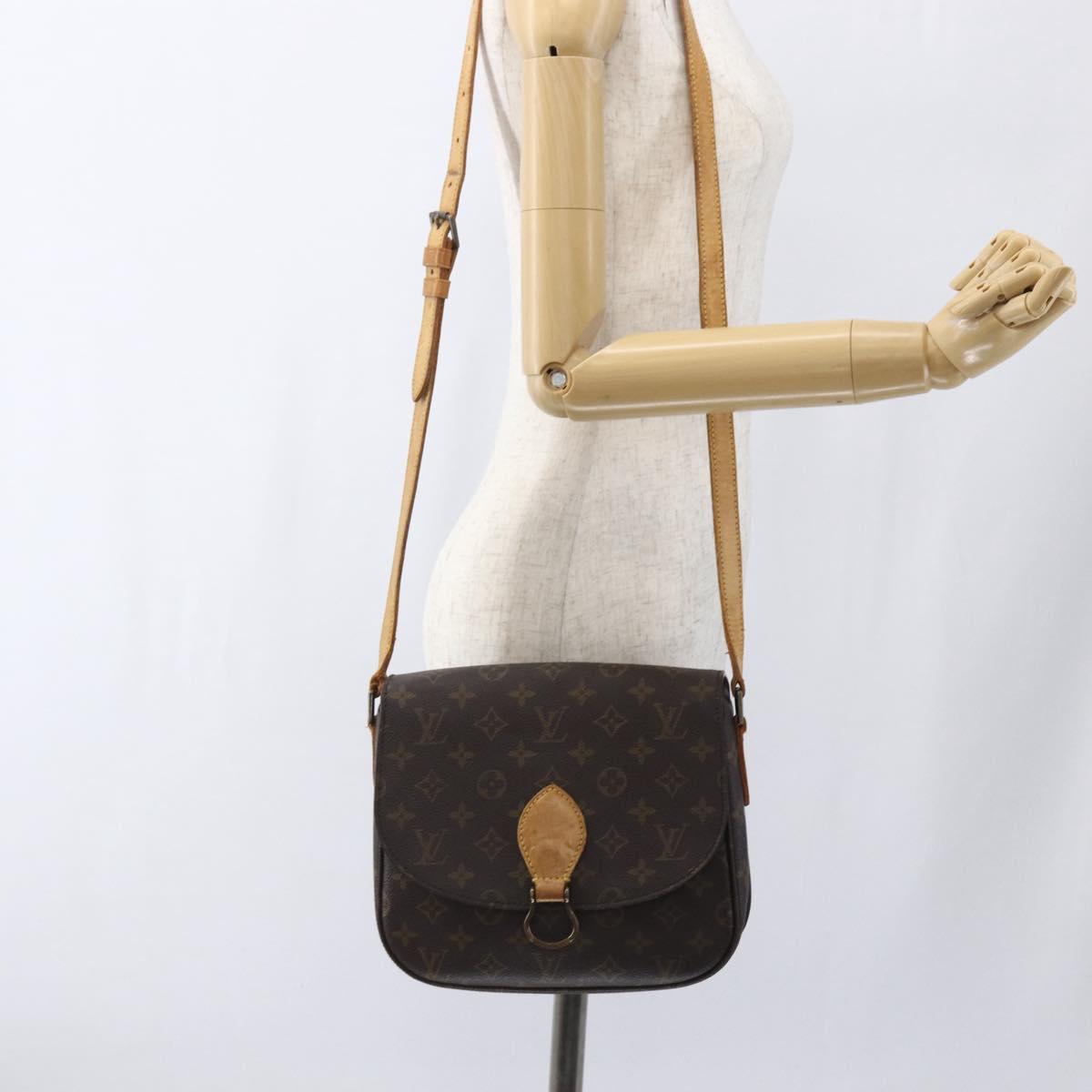 LOUIS VUITTON Monogram Saint Cloud GM Shoulder Bag M51242 LV Auth 171039