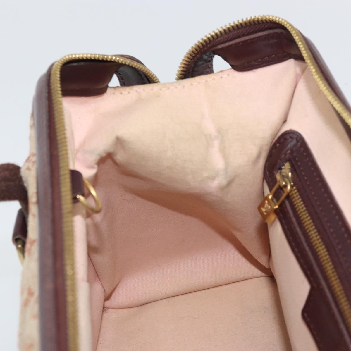 LOUIS VUITTON Monogram Mini Josephine PM Hand Bag Red M92216 LV Auth 171048