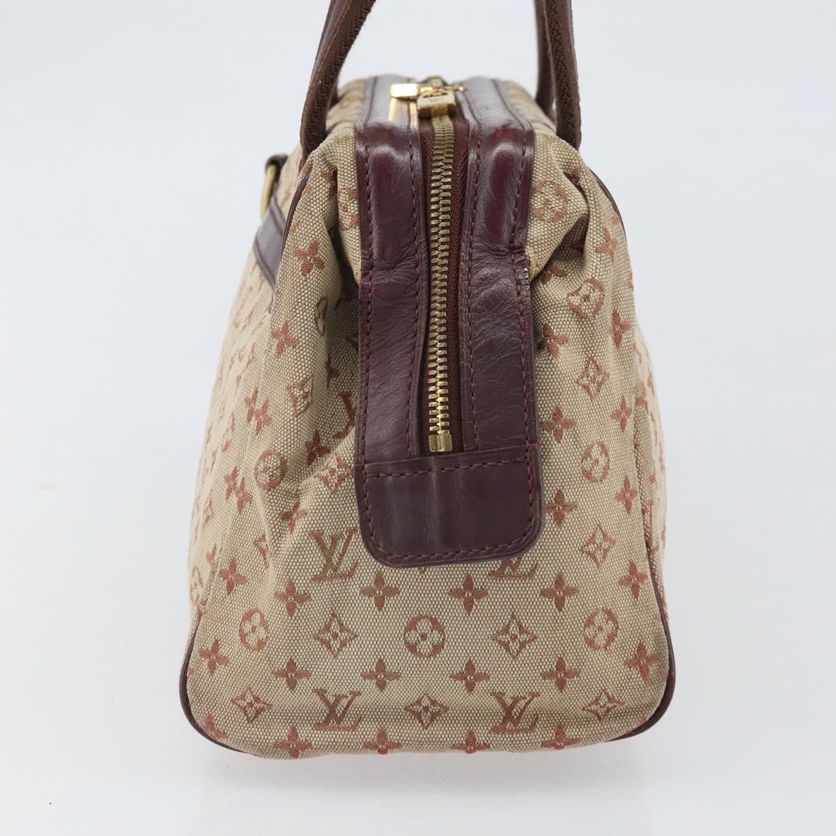 LOUIS VUITTON Monogram Mini Josephine PM Hand Bag Red M92216 LV Auth 171048