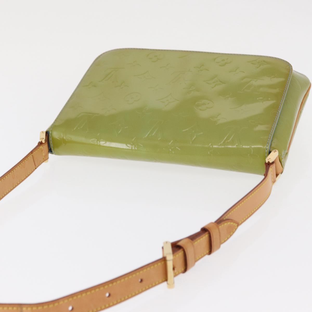 LOUIS VUITTON Monogram Vernis Thompson Street Bag Baby Blue M91009 Auth 171053