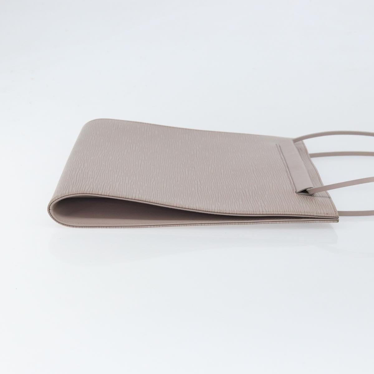 LOUIS VUITTON Epi santropen Shoulder Bag Gray Lilac M5246B LV Auth 171055