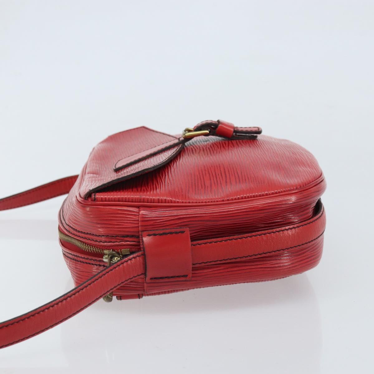 LOUIS VUITTON Epi Jeune Fille MM Shoulder Bag Red M52157 LV Auth 171057