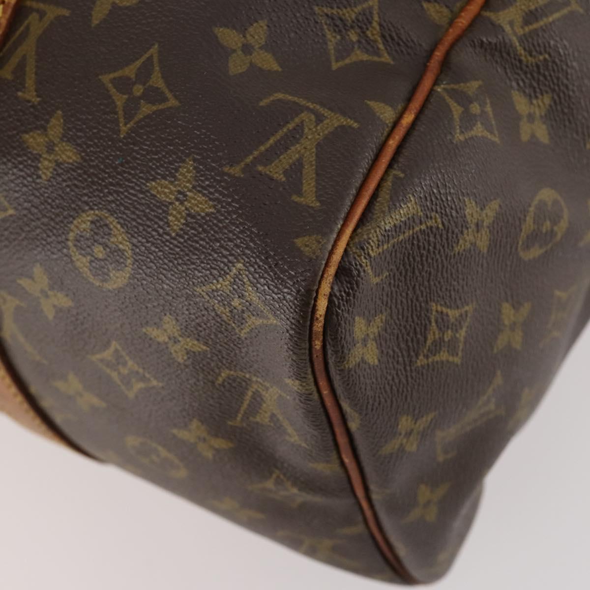 LOUIS VUITTON Monogram Sac Souple 35 Boston Bag M41626 LV Auth 171058