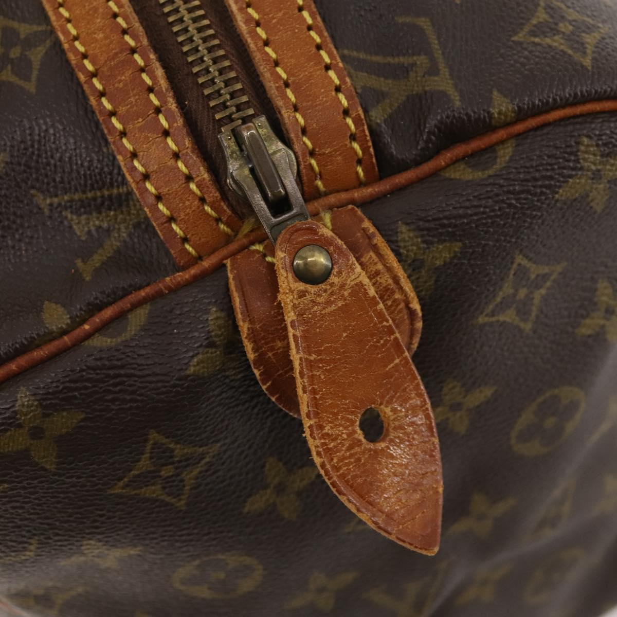 LOUIS VUITTON Monogram Sac Souple 35 Boston Bag M41626 LV Auth 171058
