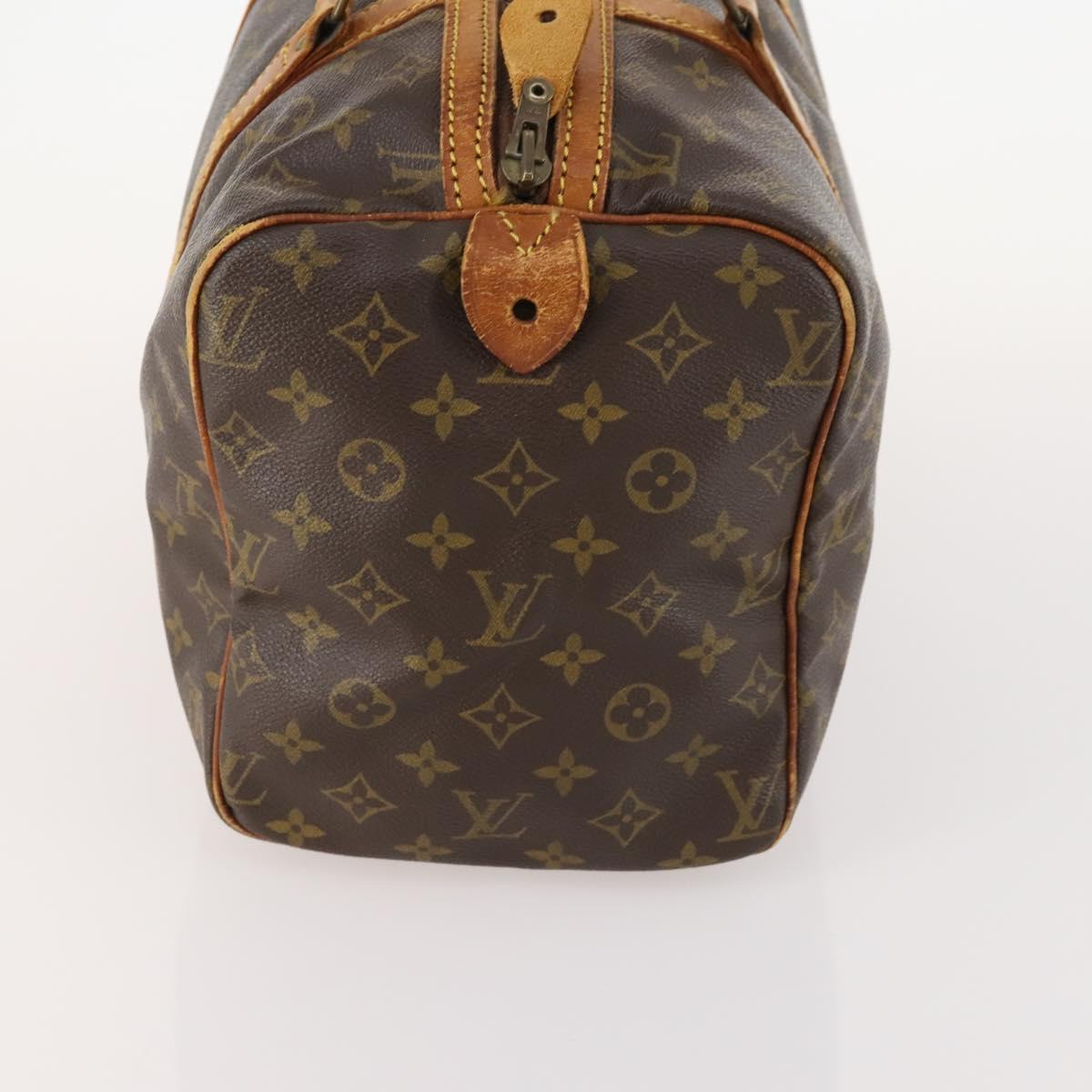 LOUIS VUITTON Monogram Sac Souple 35 Boston Bag M41626 LV Auth 171058