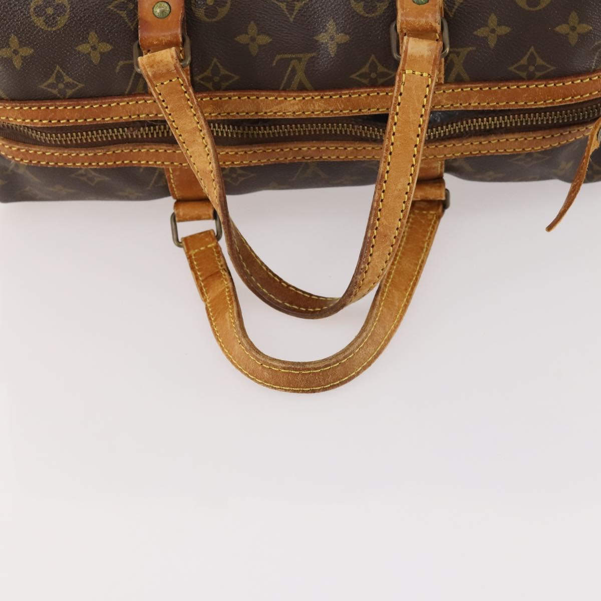 LOUIS VUITTON Monogram Sac Souple 35 Boston Bag M41626 LV Auth 171058