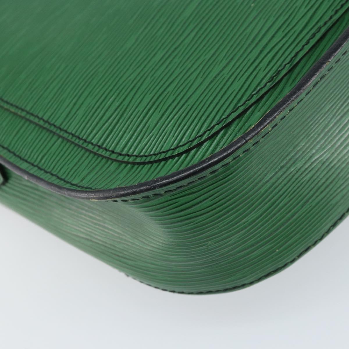 LOUIS VUITTON Epi Saint Cloud GM Shoulder Bag Green M52194 LV Auth 171072