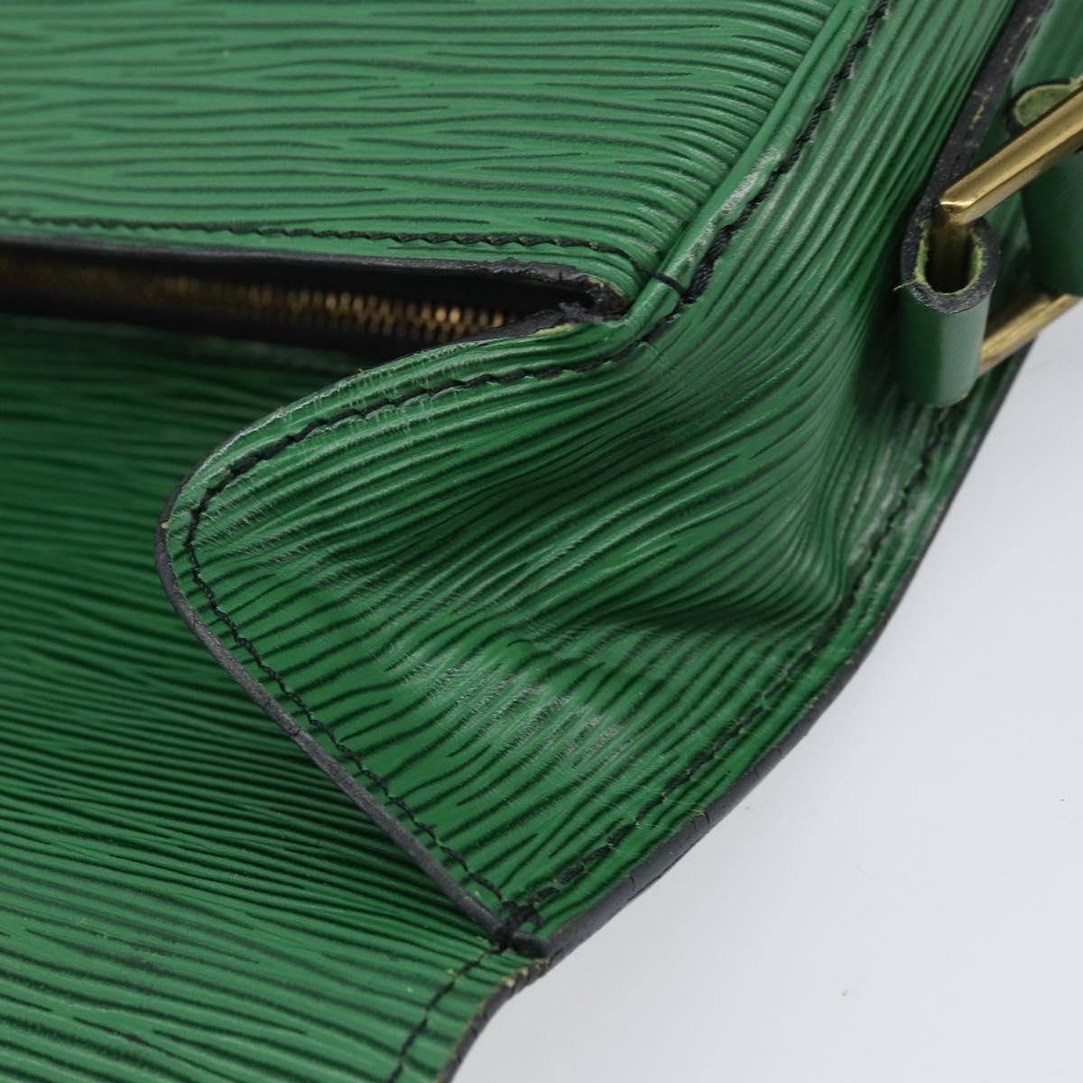 LOUIS VUITTON Epi Saint Cloud GM Shoulder Bag Green M52194 LV Auth 171072