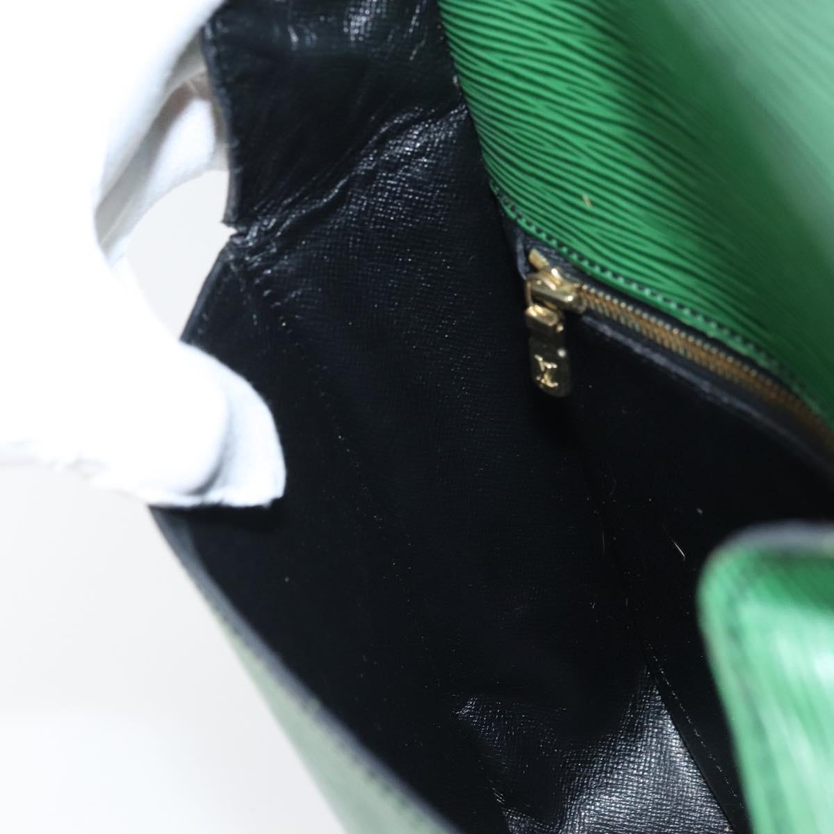 LOUIS VUITTON Epi Saint Cloud GM Shoulder Bag Green M52194 LV Auth 171072