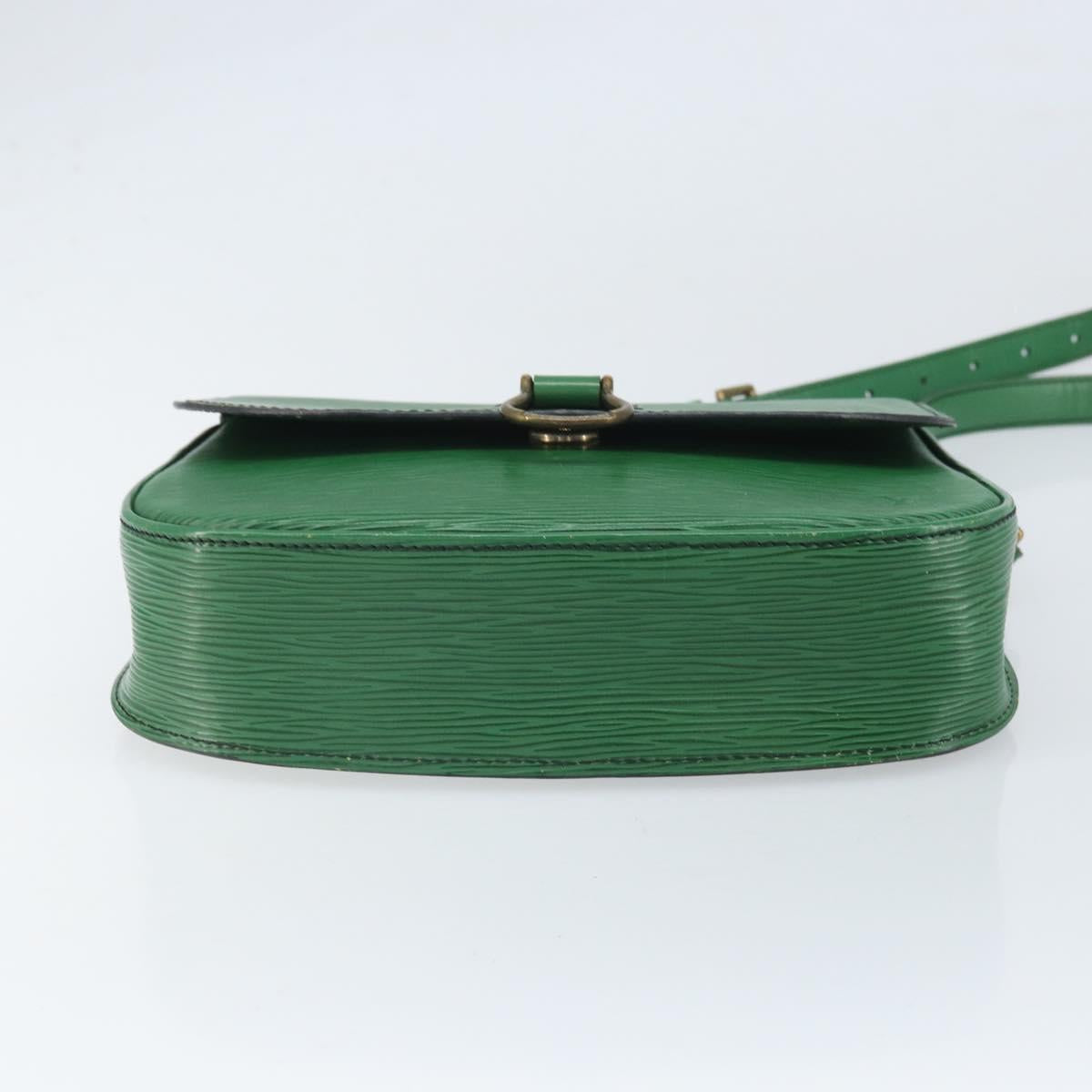 LOUIS VUITTON Epi Saint Cloud GM Shoulder Bag Green M52194 LV Auth 171072
