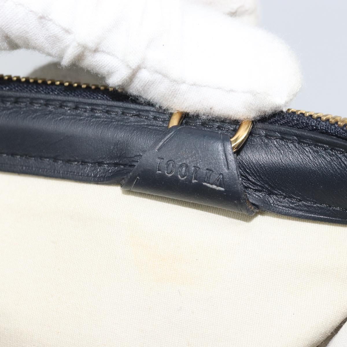LOUIS VUITTON Monogram Mini Josephine GM Hand Bag Blue M92211 LV Auth 171074