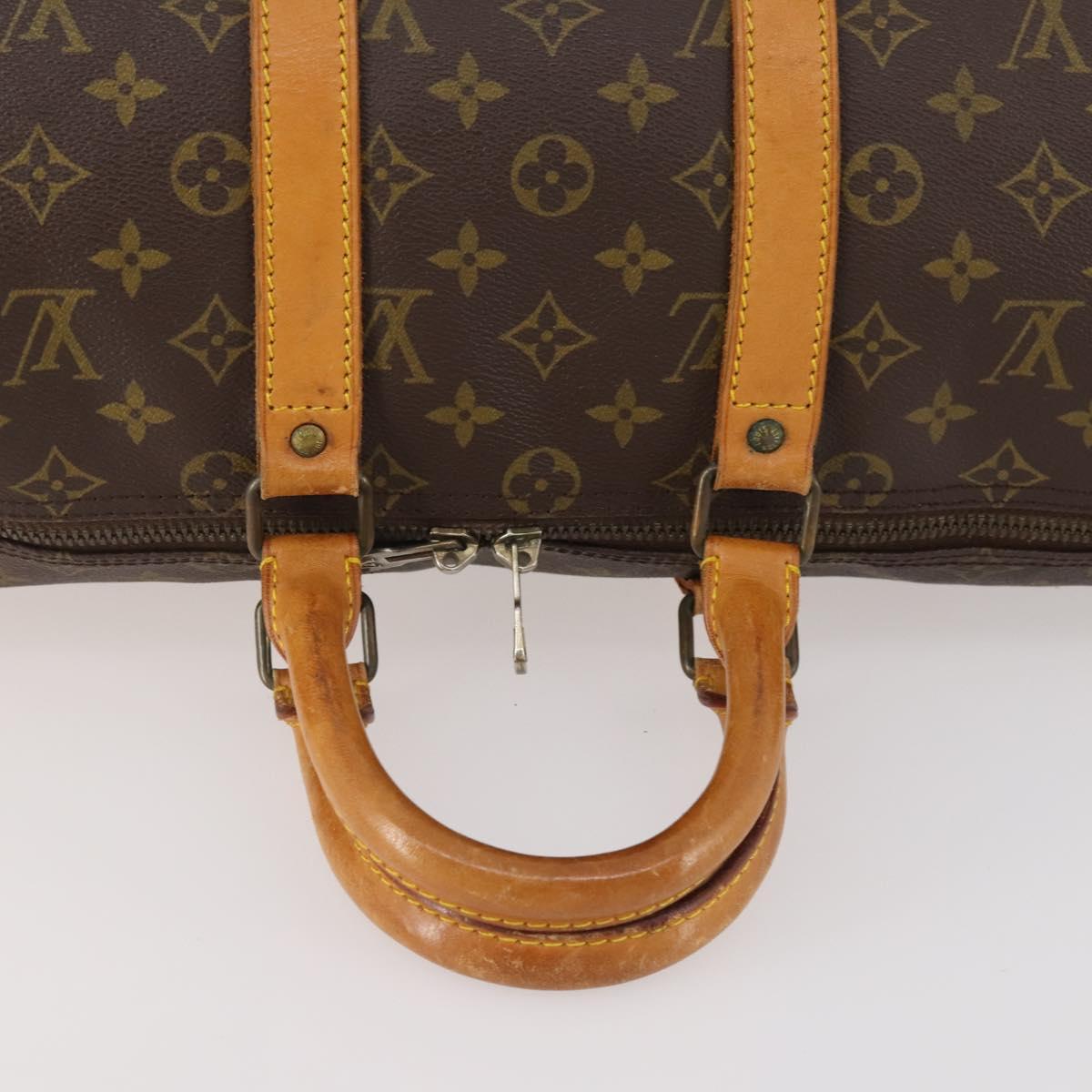 LOUIS VUITTON Monogram Keepall 45 Boston Bag M41428 LV Auth 171076