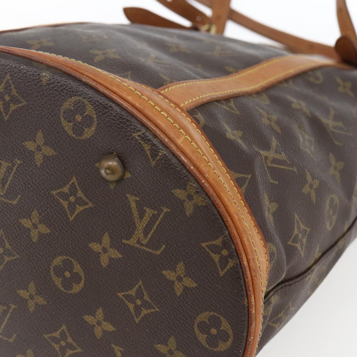 LOUIS VUITTON Monogram Bucket GM Shoulder Bag M42236 LV Auth 171077