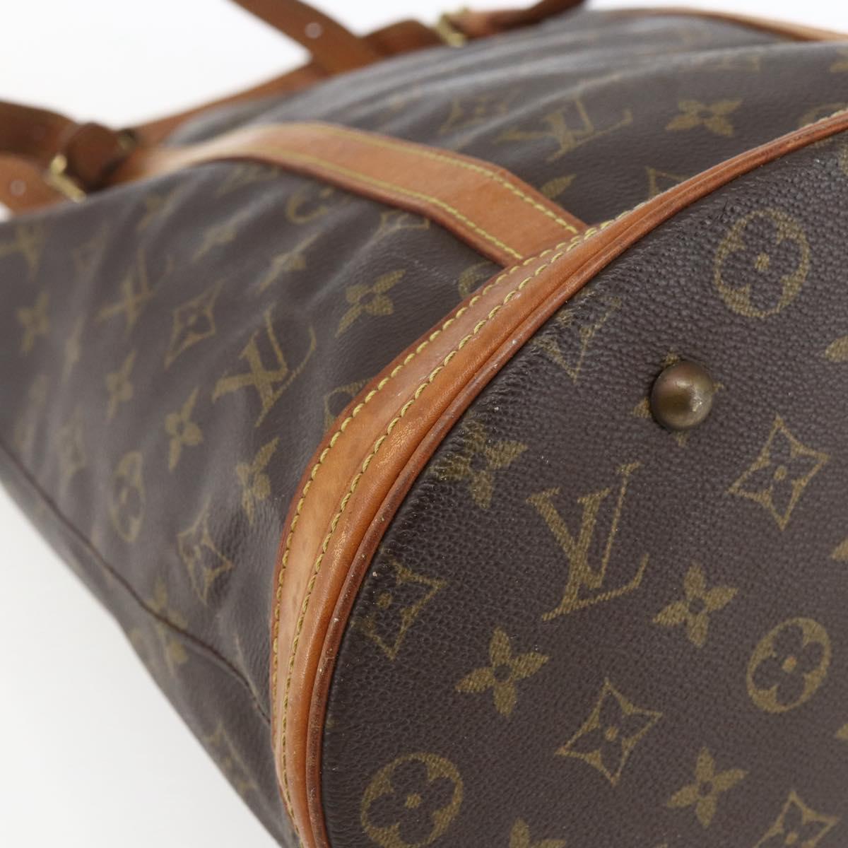 LOUIS VUITTON Monogram Bucket GM Shoulder Bag M42236 LV Auth 171077