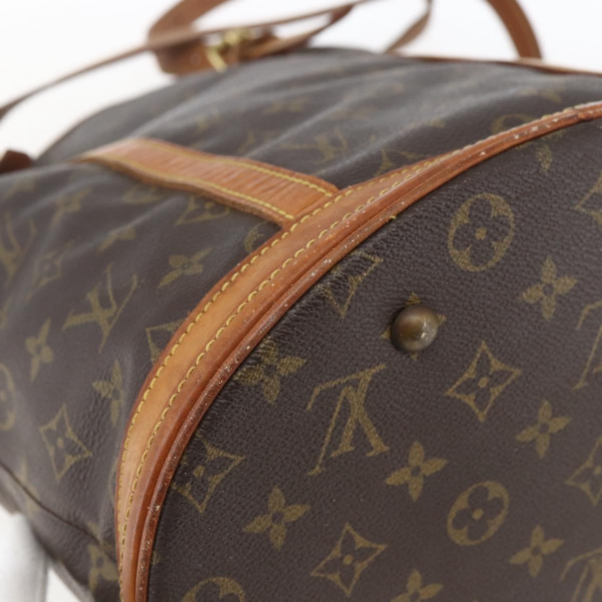 LOUIS VUITTON Monogram Bucket GM Shoulder Bag M42236 LV Auth 171077