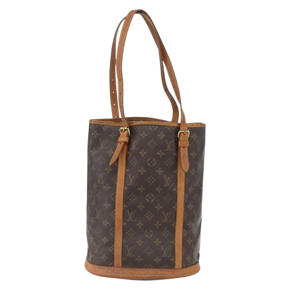 LOUIS VUITTON Monogram Bucket GM Shoulder Bag M42236 LV Auth 171077