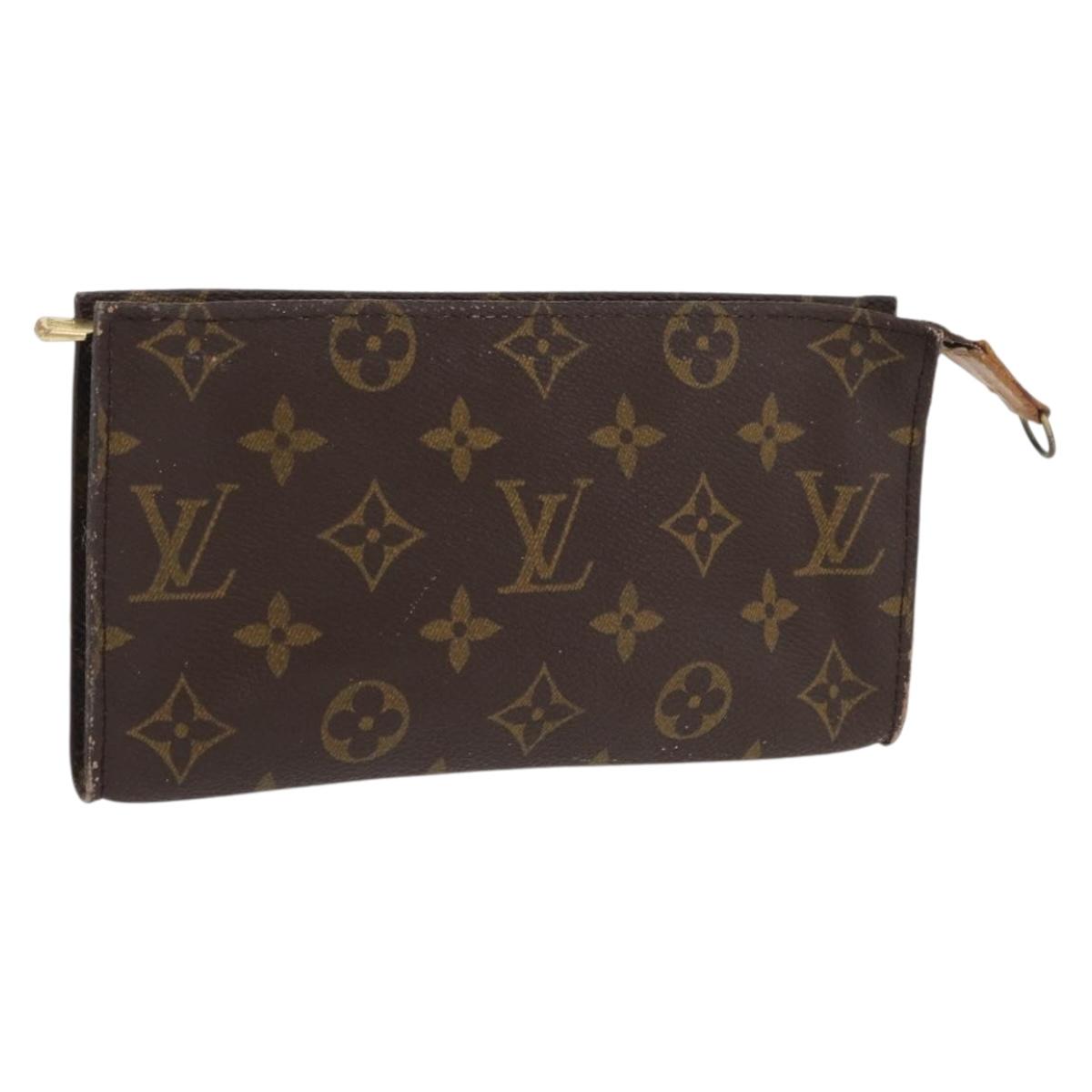 LOUIS VUITTON Monogram Bucket GM Accessory Pouch LV Auth 171078