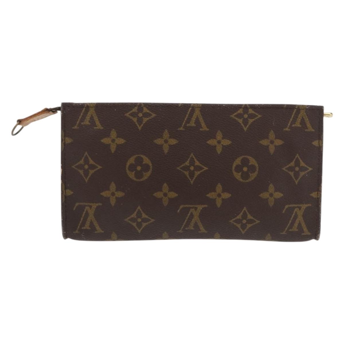 LOUIS VUITTON Monogram Bucket GM Accessory Pouch LV Auth 171078