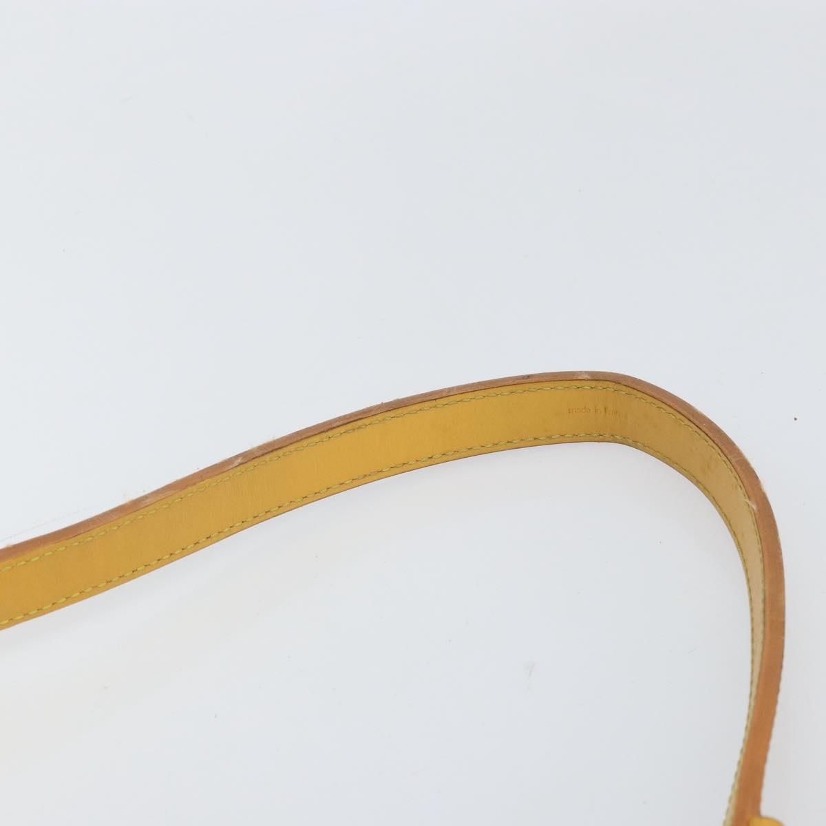 LOUIS VUITTON Epi Petit Noe Shoulder Bag Yellow M44109 LV Auth 171081