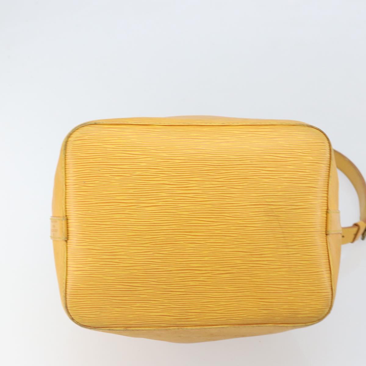 LOUIS VUITTON Epi Petit Noe Shoulder Bag Yellow M44109 LV Auth 171081