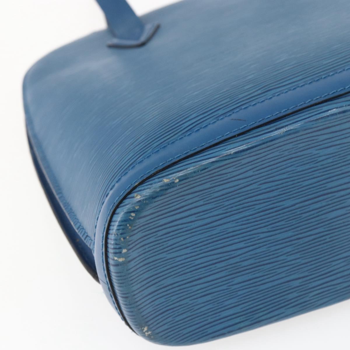 LOUIS VUITTON Epi Lussac Shoulder Bag Blue M52285 LV Auth 171087