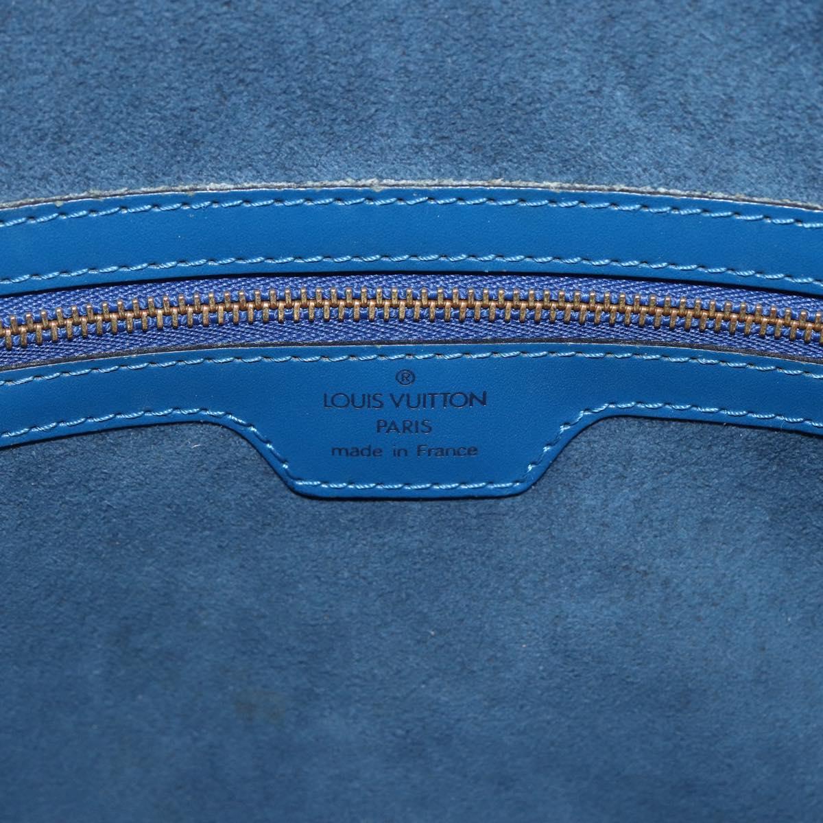 LOUIS VUITTON Epi Lussac Shoulder Bag Blue M52285 LV Auth 171087