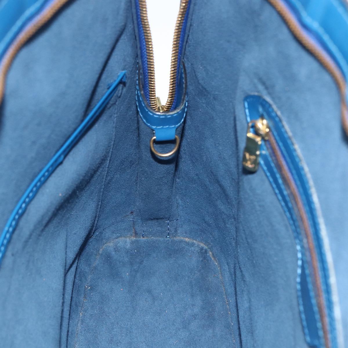 LOUIS VUITTON Epi Lussac Shoulder Bag Blue M52285 LV Auth 171087