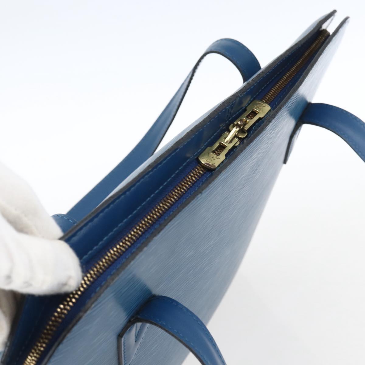 LOUIS VUITTON Epi Lussac Shoulder Bag Blue M52285 LV Auth 171087