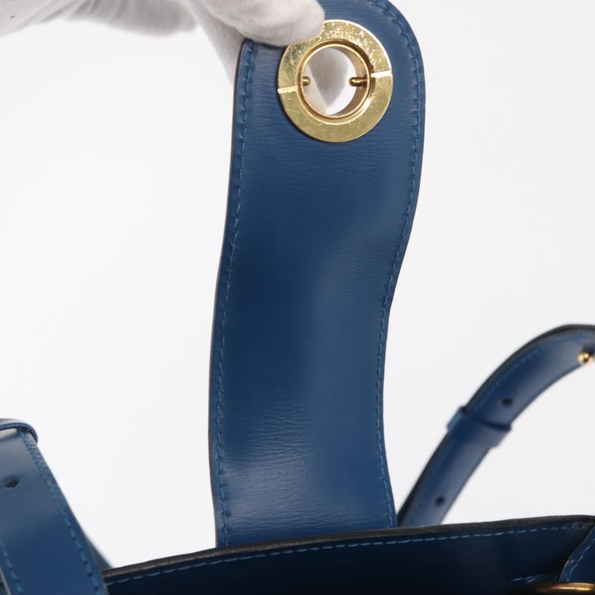 LOUIS VUITTON Epi Cluny Shoulder Bag Blue M52255 LV Auth 171088