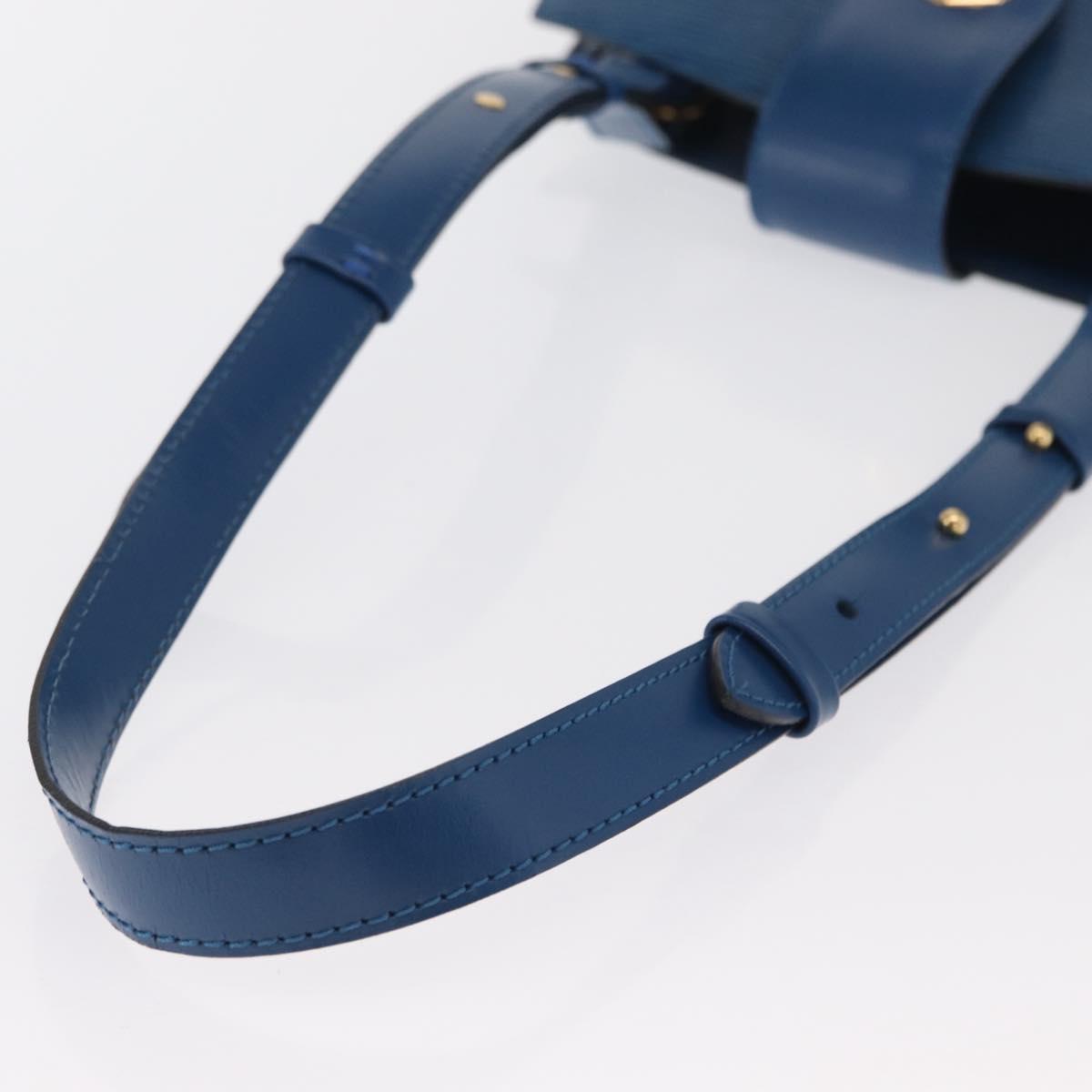 LOUIS VUITTON Epi Cluny Shoulder Bag Blue M52255 LV Auth 171088