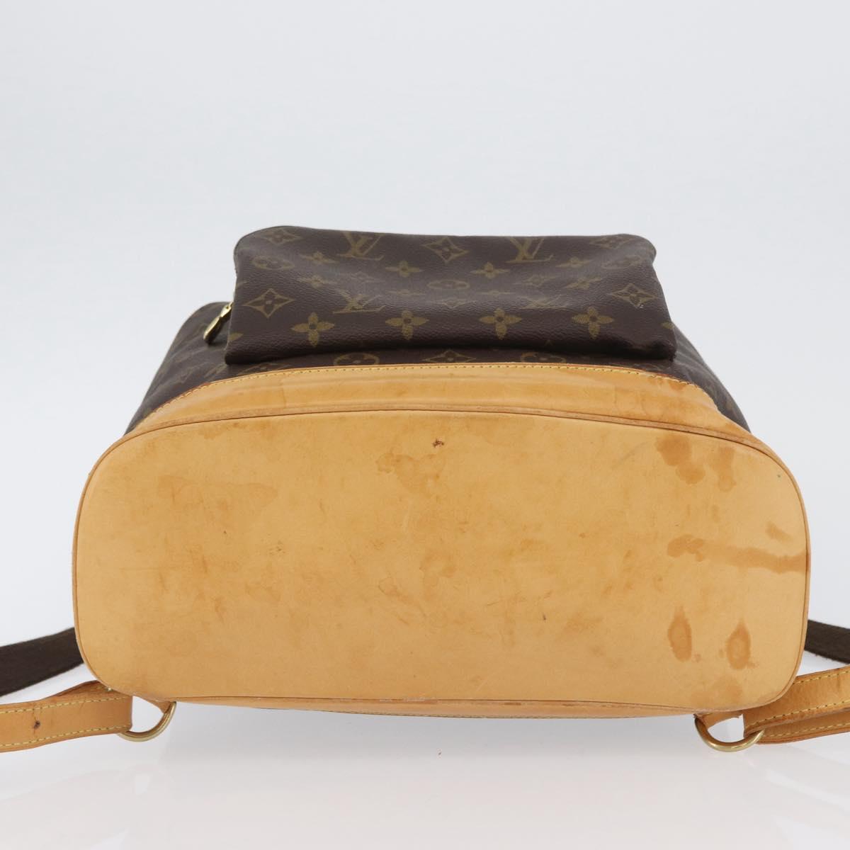 LOUIS VUITTON Monogram Montsouris GM Backpack M51135 LV Auth 171113