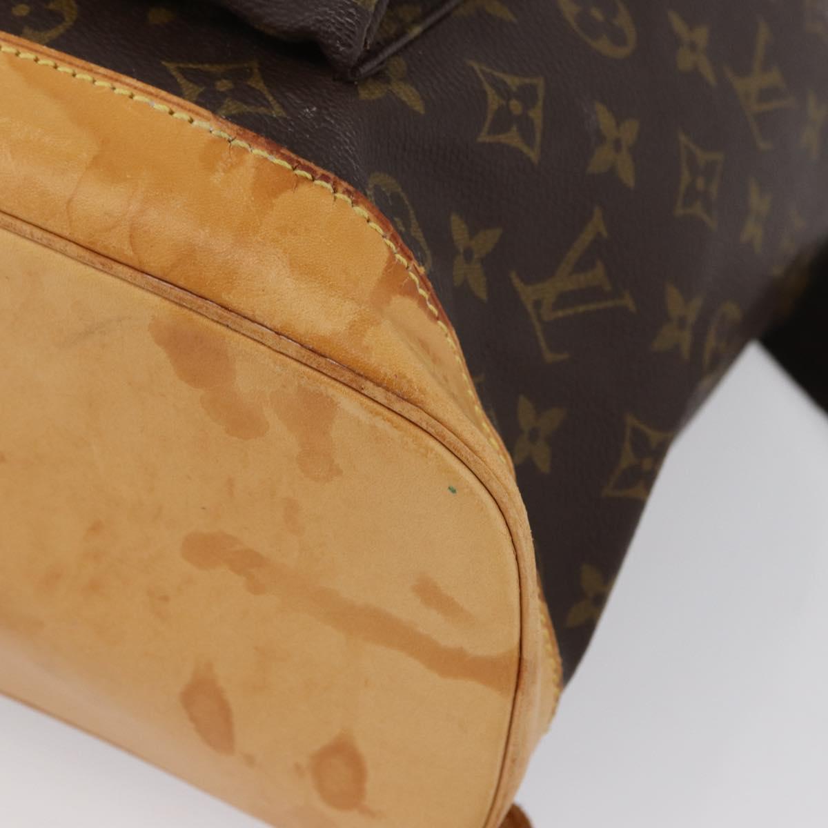 LOUIS VUITTON Monogram Montsouris GM Backpack M51135 LV Auth 171113