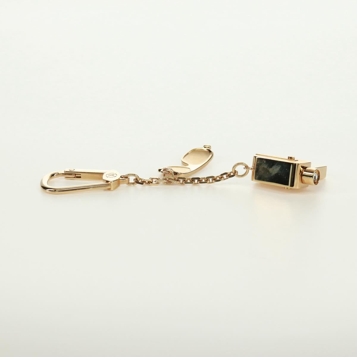 LOUIS VUITTON Porte Cles Cannes Key Holder metal Gold M65383 LV Auth 171129M