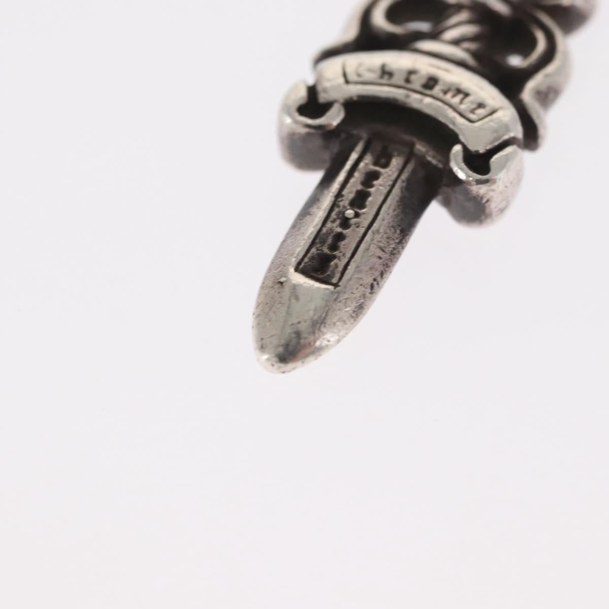 Chrome Hearts Dagger Charm Pendant Top Ag925 Silver Auth 171133SM