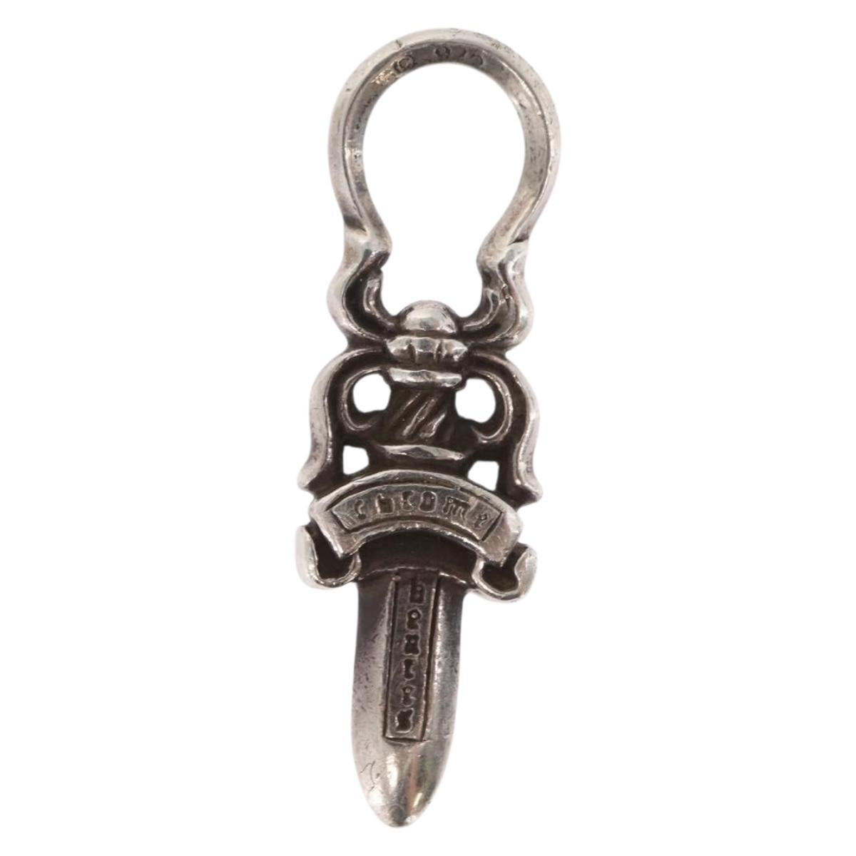 Chrome Hearts Dagger Charm Pendant Top Ag925 Silver Auth 171133SM