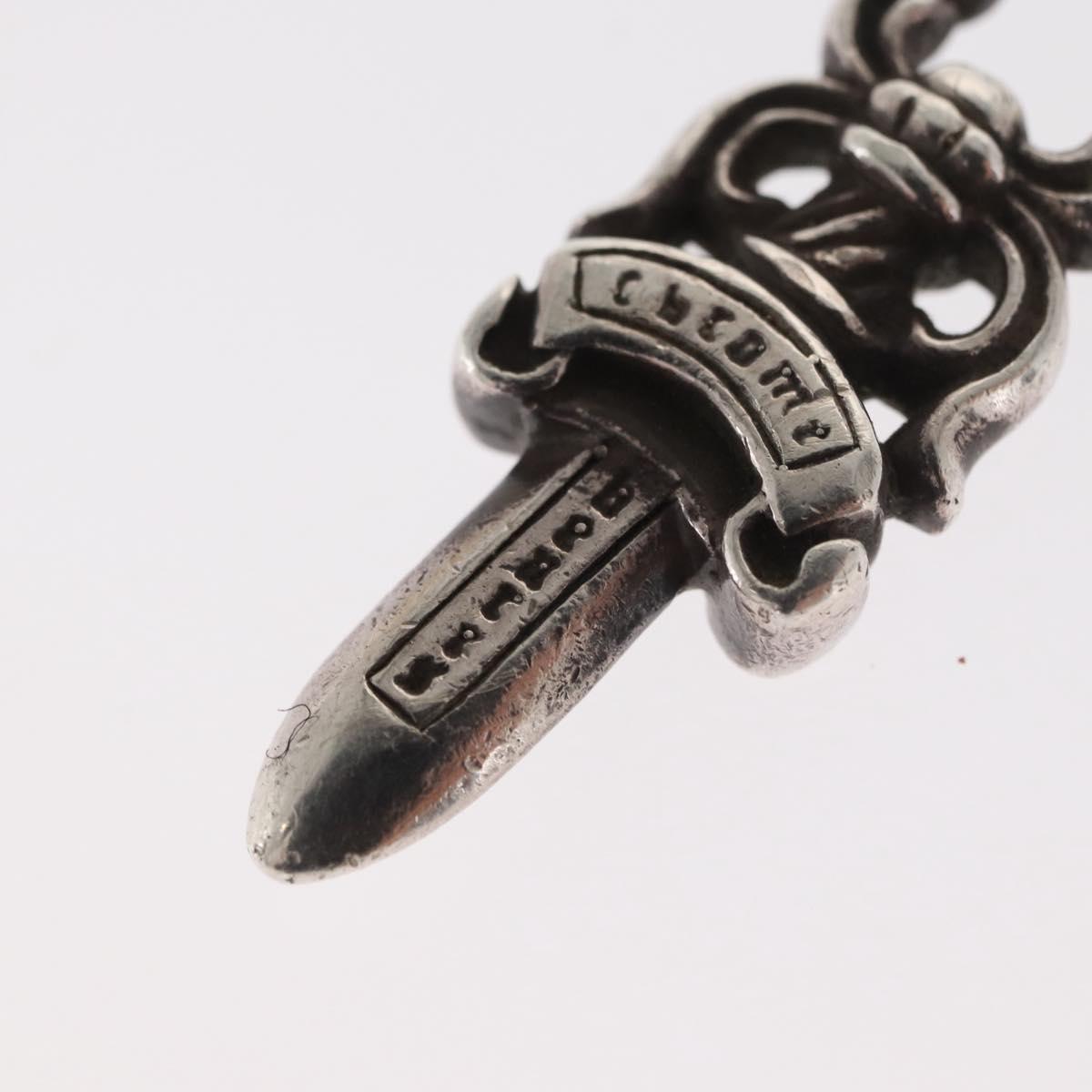 Chrome Hearts Dagger Charm Pendant Top Ag925 Silver Auth 171133SM