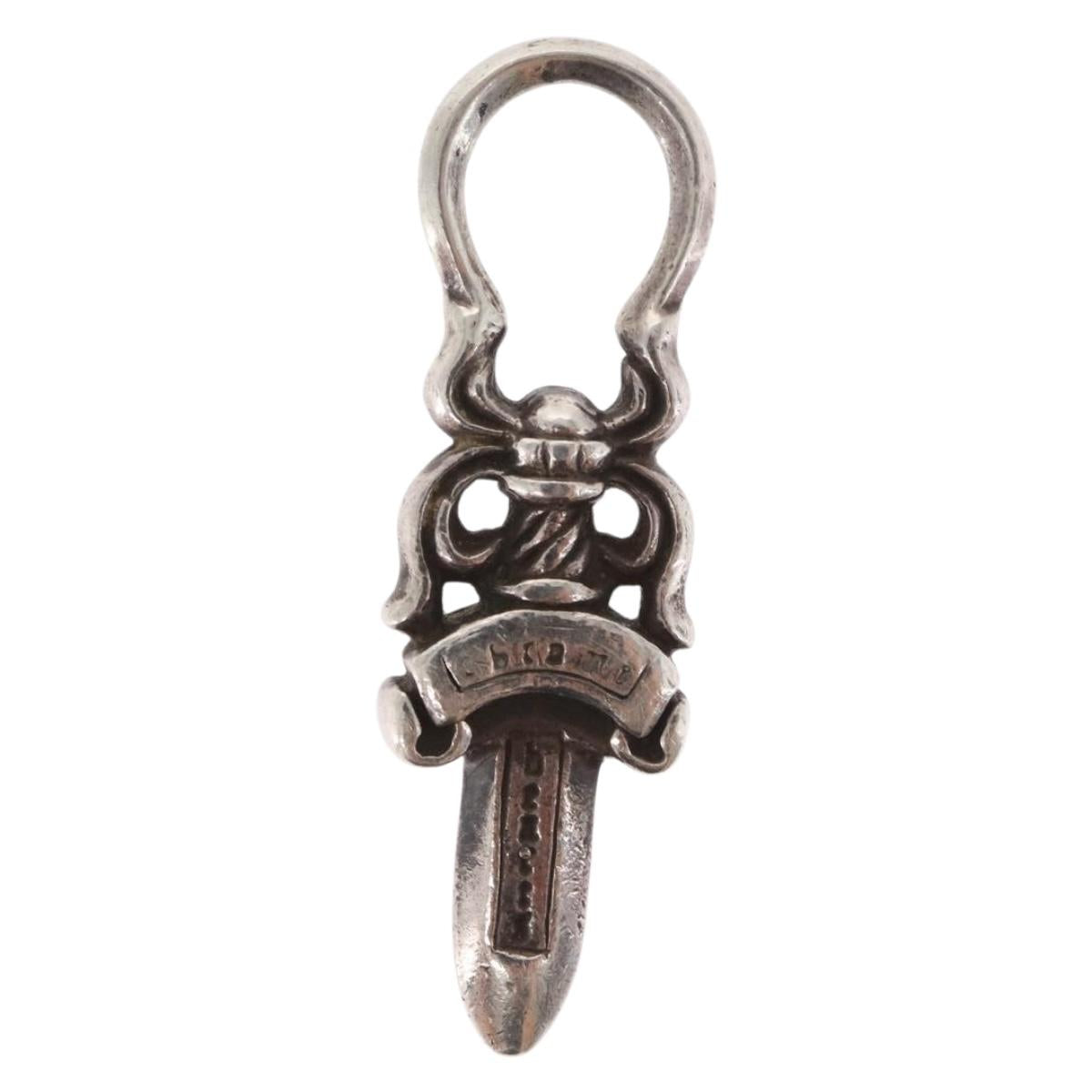 Chrome Hearts Dagger Charm Pendant Top Ag925 Silver Auth 171133SM