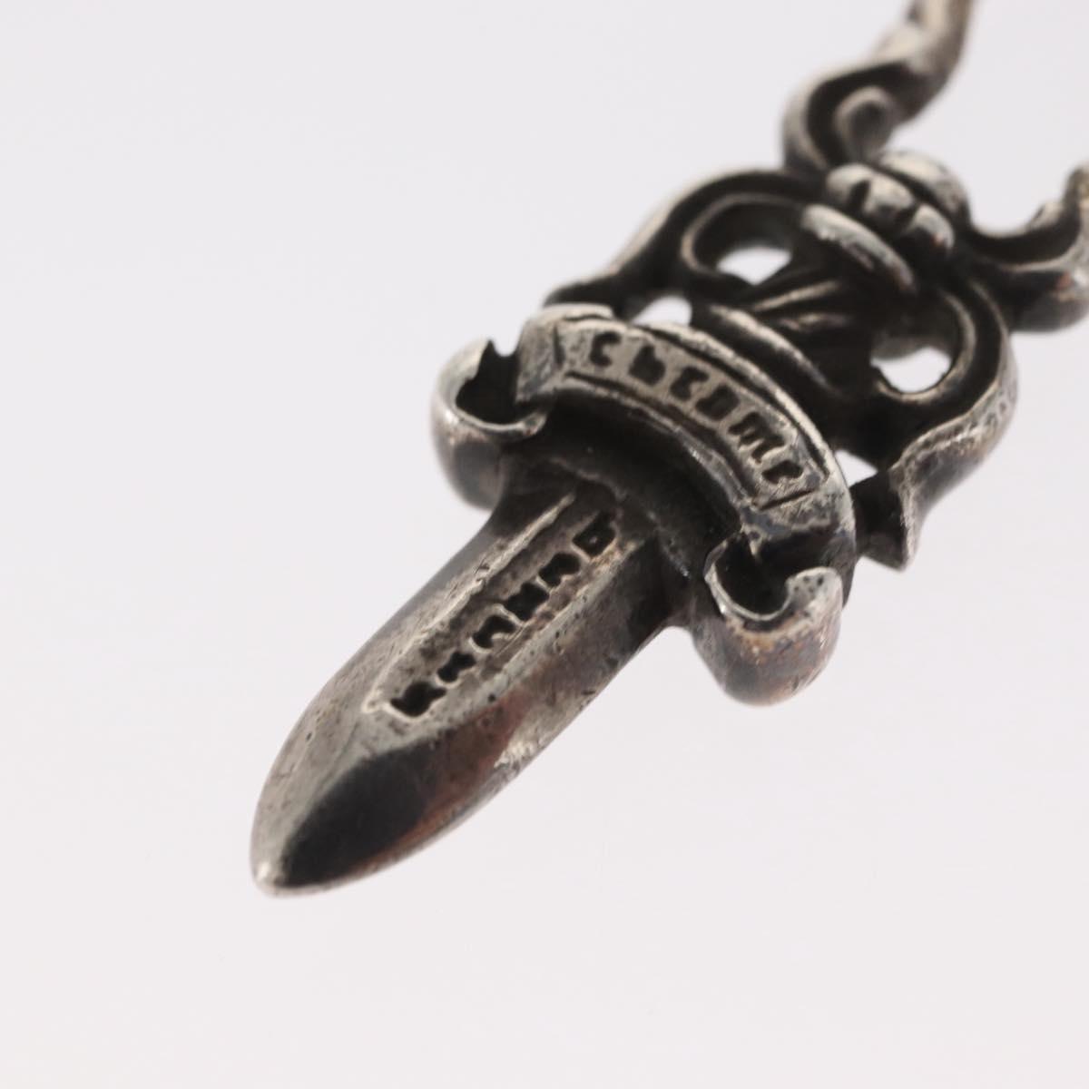 Chrome Hearts Dagger Charm Pendant Top Ag925 Silver Auth 171134SM