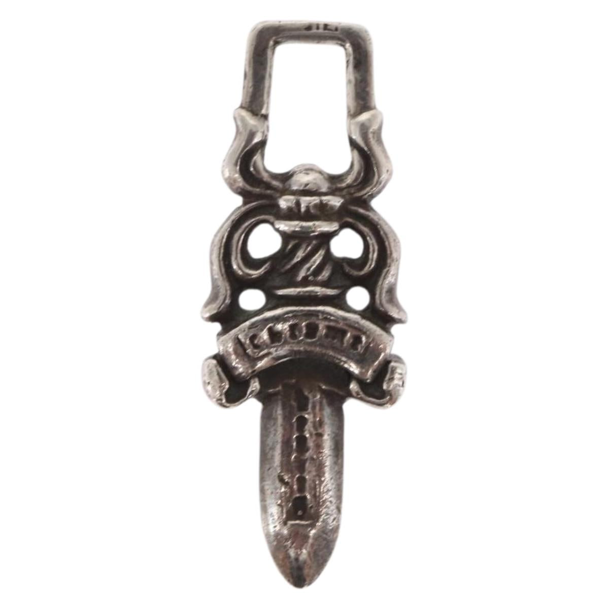Chrome Hearts Dagger Charm Pendant Top Ag925 Silver Auth 171135SM