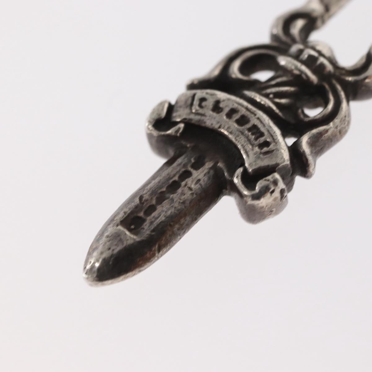 Chrome Hearts Dagger Charm Pendant Top Ag925 Silver Auth 171135SM