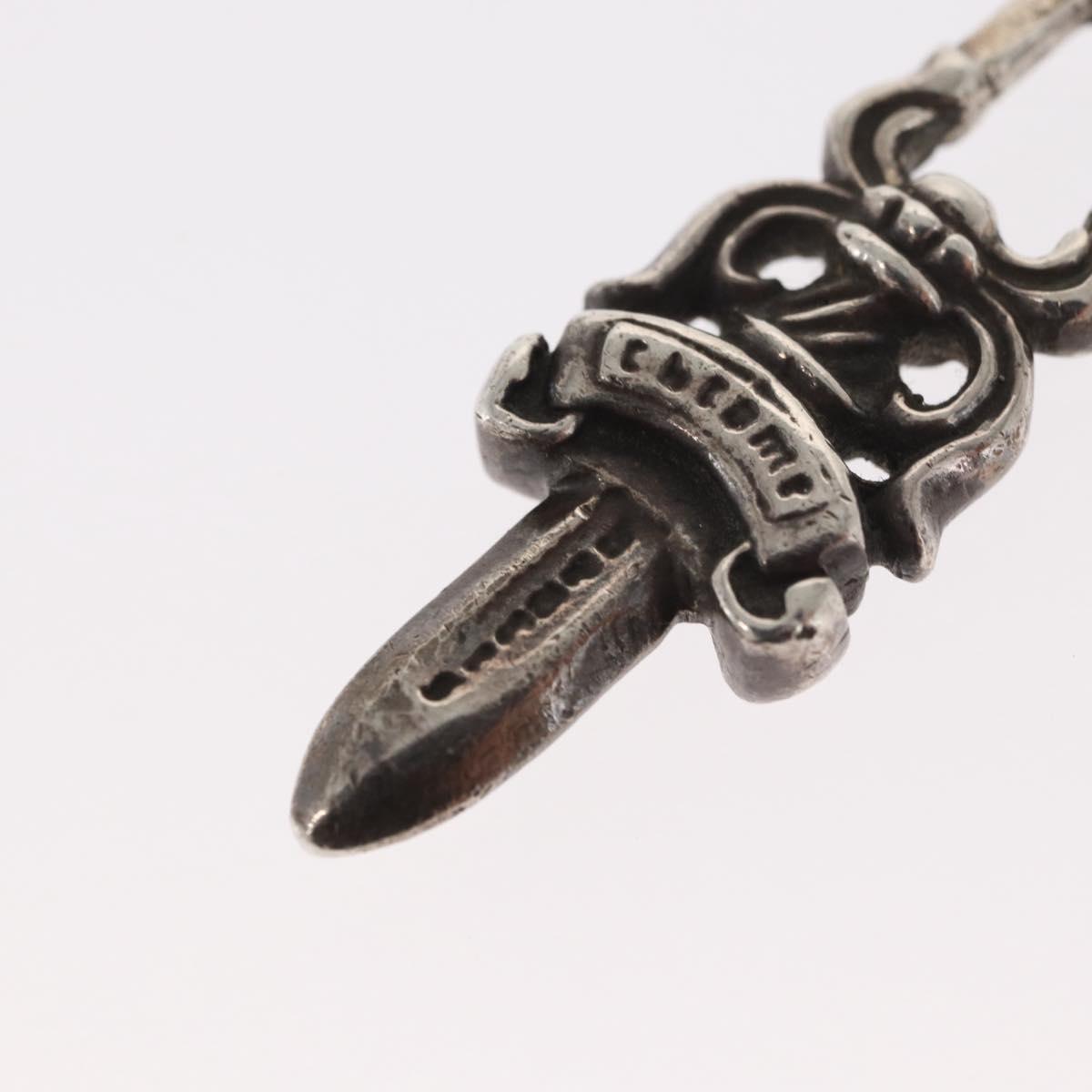 Chrome Hearts Dagger Charm Pendant Top Ag925 Silver Auth 171135SM