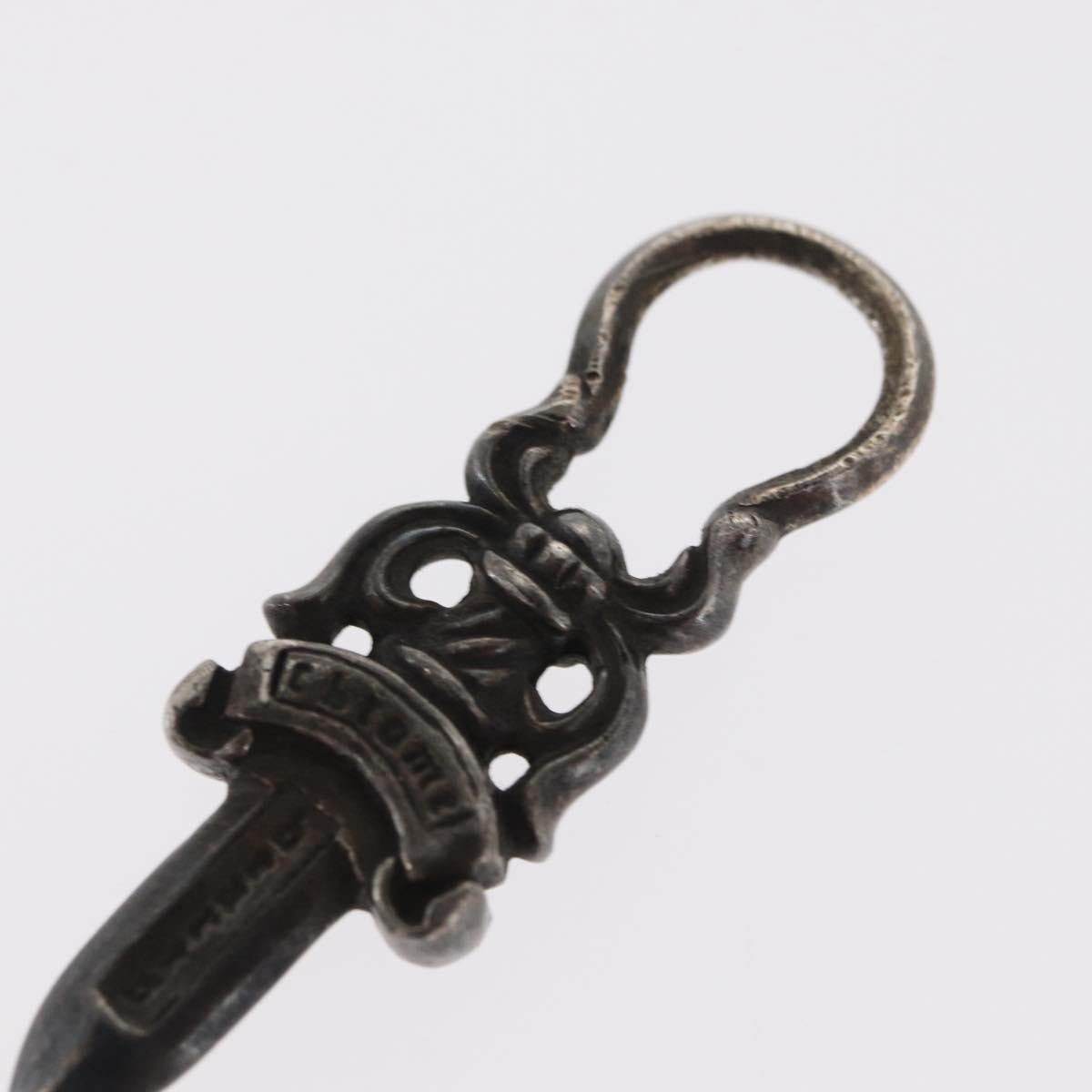 Chrome Hearts Dagger Charm Pendant Top Ag925 Silver Auth 171136SM