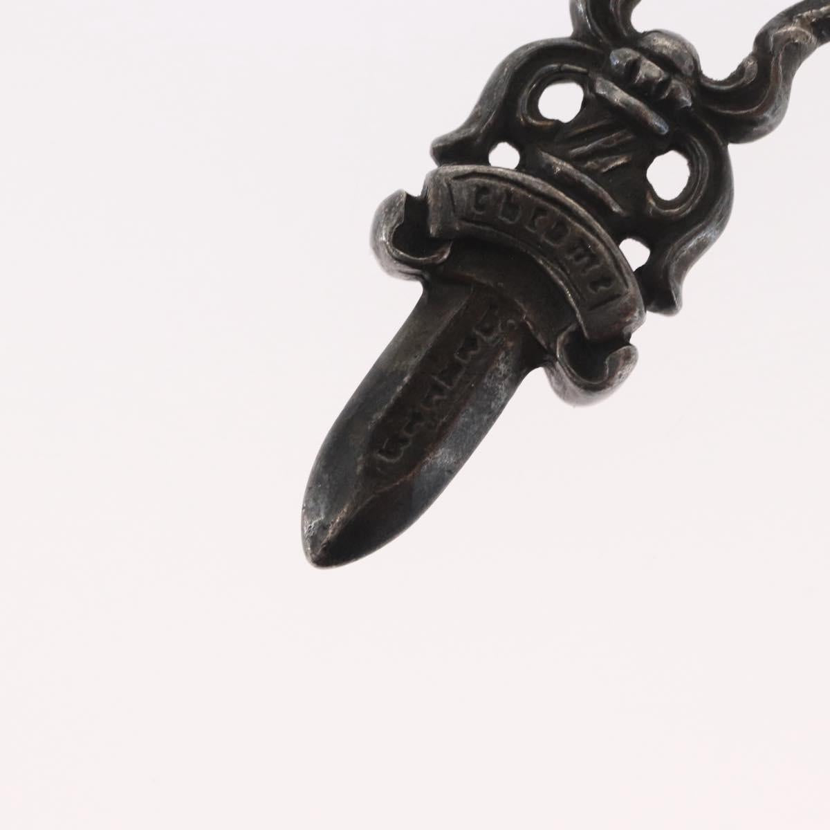 Chrome Hearts Dagger Charm Pendant Top Ag925 Silver Auth 171136SM