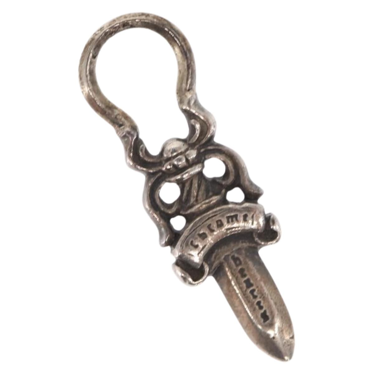 Chrome Hearts Dagger Charm Pendant Top Ag925 Silver Auth 171137SM