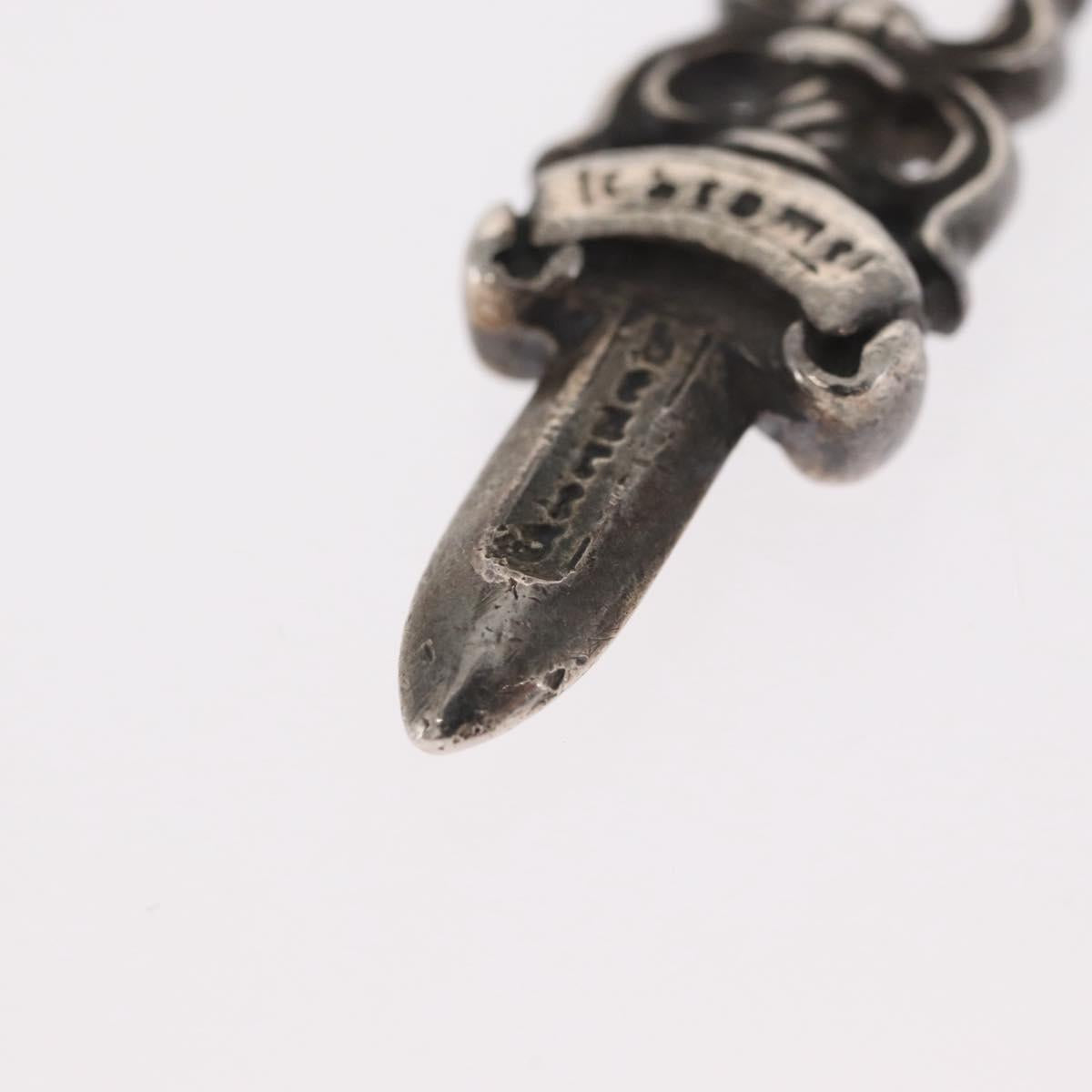 Chrome Hearts Dagger Charm Pendant Top Ag925 Silver Auth 171137SM