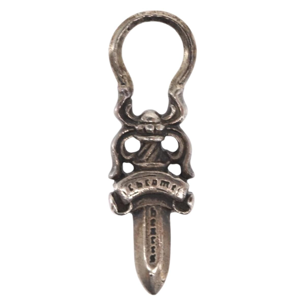 Chrome Hearts Dagger Charm Pendant Top Ag925 Silver Auth 171137SM