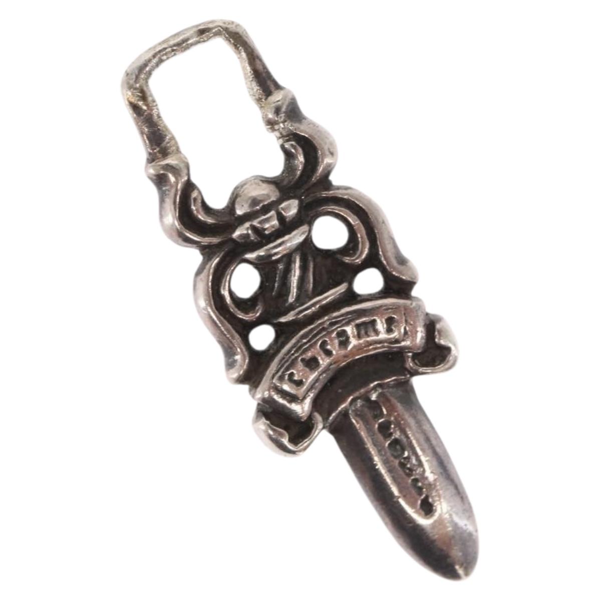 Chrome Hearts Dagger Charm Pendant Top Ag925 Silver Auth 171138SM