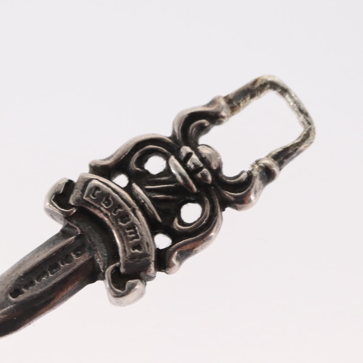 Chrome Hearts Dagger Charm Pendant Top Ag925 Silver Auth 171138SM