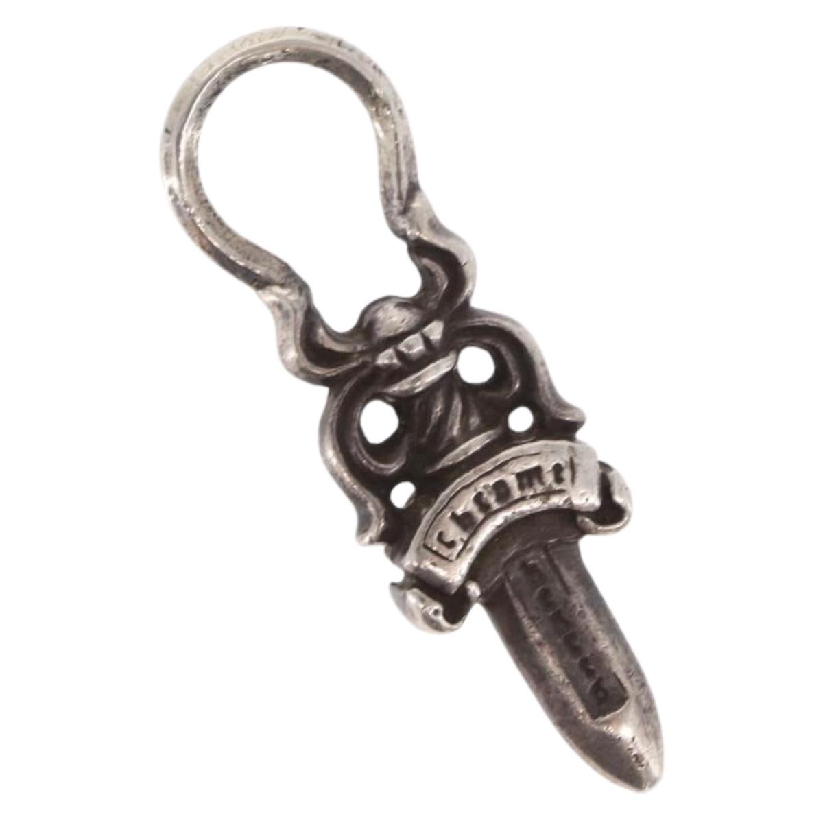 Chrome Hearts Dagger Charm Pendant Top Ag925 Silver Auth 171139SM