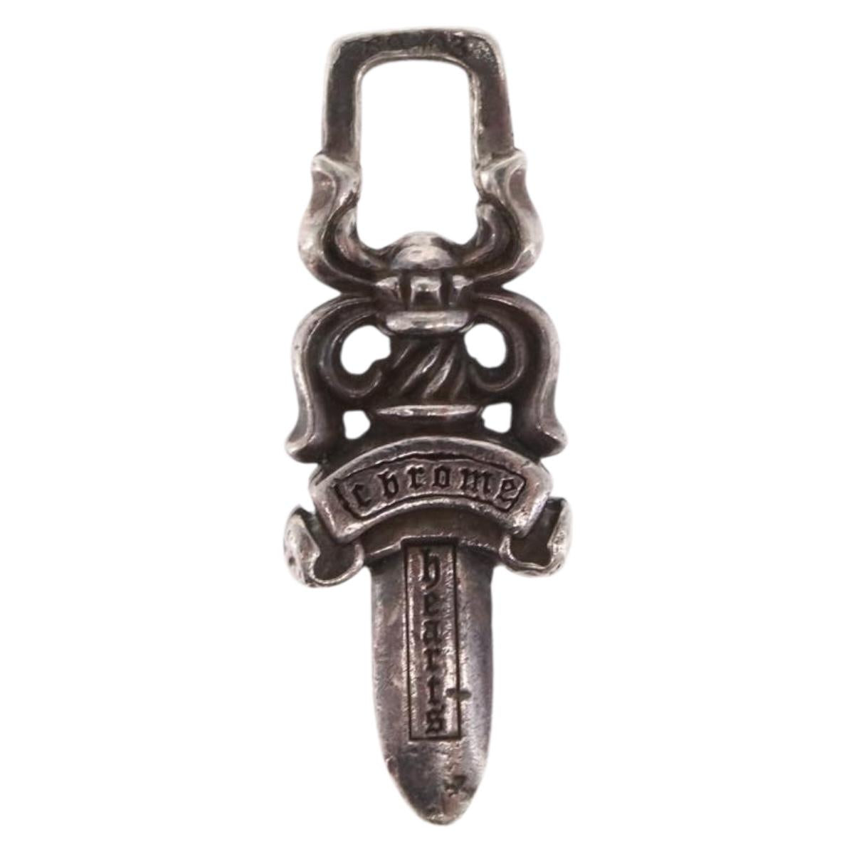 Chrome Hearts Dagger Charm Pendant Top Ag925 Silver Auth 171140SM